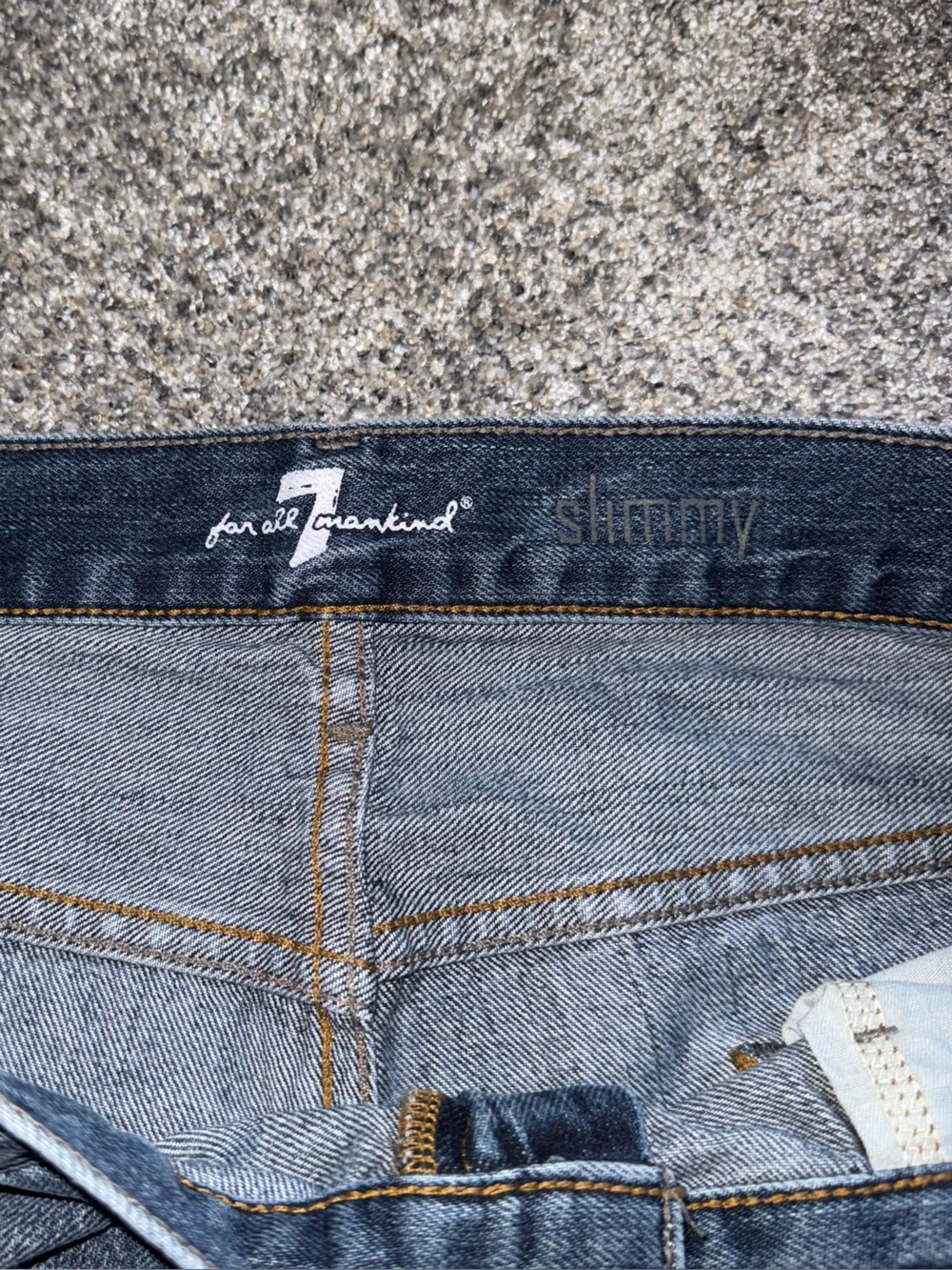 7 For All Mankind Men’s Slimmy Jean - Picture 7 of 9